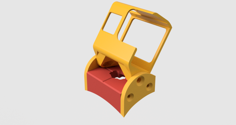 PhantomX - Adjustable GoPro 3-7 top mount.