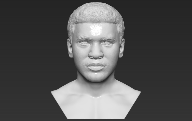 Muhammad Ali bust 3D printing ready stl obj