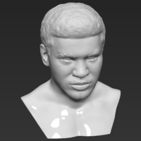 Muhammad Ali bust 3D printing ready stl obj - Thumbnail 13