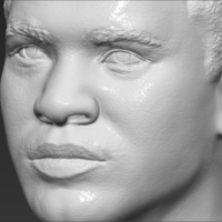 Muhammad Ali bust 3D printing ready stl obj - Thumbnail 17