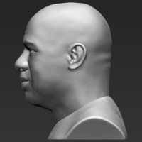 Magic Johnson bust 3D printing ready stl obj - Thumbnail 4
