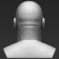 Magic Johnson bust 3D printing ready stl obj - Thumbnail 5