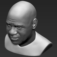 Magic Johnson bust 3D printing ready stl obj - Thumbnail 8