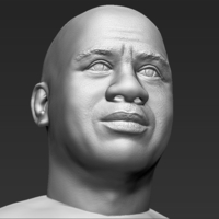 Magic Johnson bust 3D printing ready stl obj - Thumbnail 9