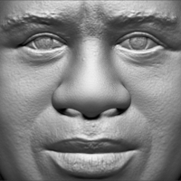 Magic Johnson bust 3D printing ready stl obj - Thumbnail 10