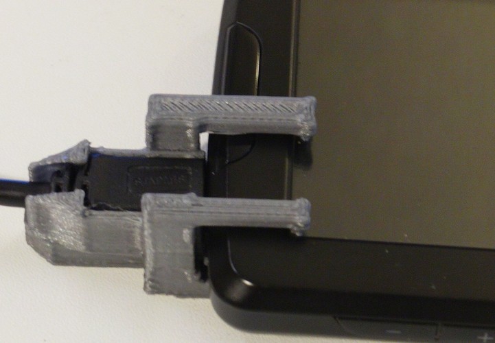Micro USB Plug to Emerson 4.3 inch Tablet holder 3D Print 27259