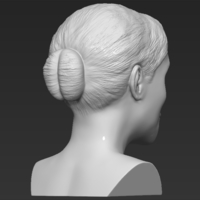 Meghan Markle bust 3D printing ready stl obj - Thumbnail 7