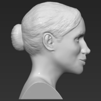 Meghan Markle bust 3D printing ready stl obj - Thumbnail 8
