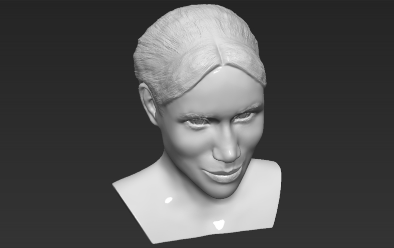 Meghan Markle bust 3D printing ready stl obj 3D Print 272596