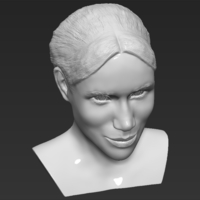 Meghan Markle bust 3D printing ready stl obj - Thumbnail 11