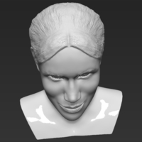 Meghan Markle bust 3D printing ready stl obj - Thumbnail 13