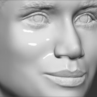 Meghan Markle bust 3D printing ready stl obj - Thumbnail 17
