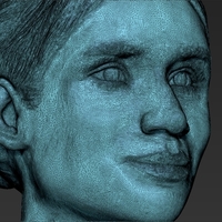 Meghan Markle bust 3D printing ready stl obj - Thumbnail 22