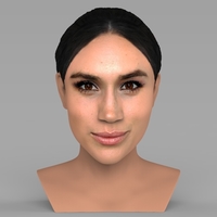 Small Meghan Markle bust ready for full color 3D printing 3D Printing 272608