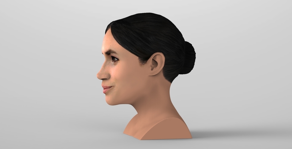 Meghan Markle bust ready for full color 3D printing 3D Print 272610