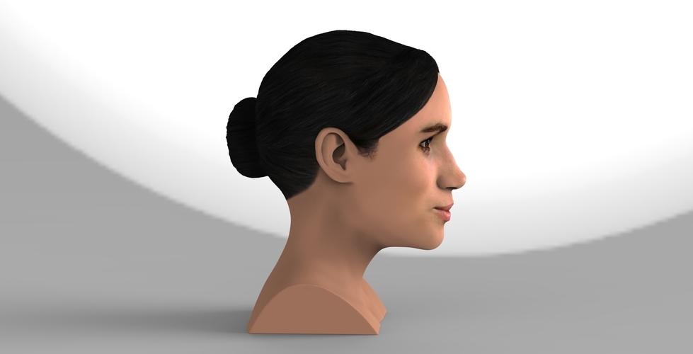 Meghan Markle bust ready for full color 3D printing 3D Print 272611