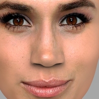 Meghan Markle bust ready for full color 3D printing - Thumbnail 6