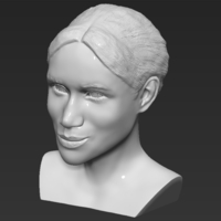Meghan Markle bust ready for full color 3D printing - Thumbnail 12