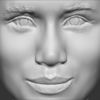 Meghan Markle bust ready for full color 3D printing - Thumbnail 13