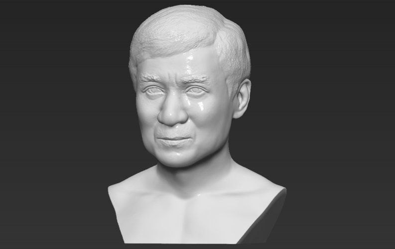 Jackie Chan bust 3D printing ready stl obj 3D Print 272622