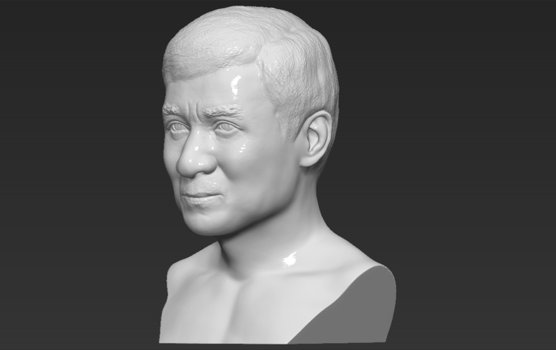 Jackie Chan bust 3D printing ready stl obj 3D Print 272623