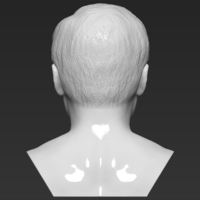 Jackie Chan bust 3D printing ready stl obj - Thumbnail 6