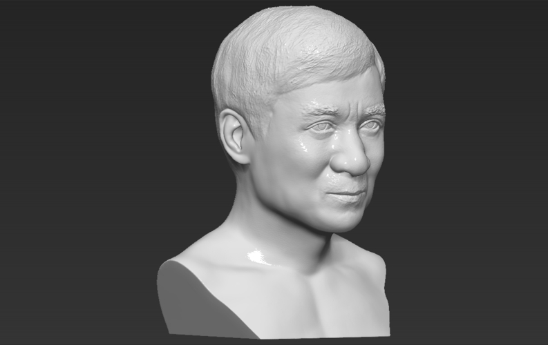 Jackie Chan bust 3D printing ready stl obj 3D Print 272629