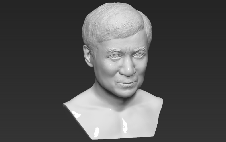 Jackie Chan bust 3D printing ready stl obj 3D Print 272631