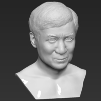 Jackie Chan bust 3D printing ready stl obj - Thumbnail 11