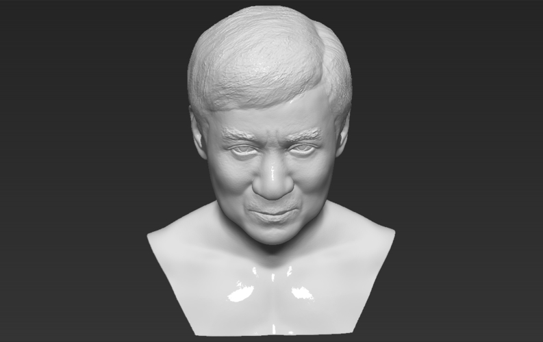 Jackie Chan bust 3D printing ready stl obj 3D Print 272633