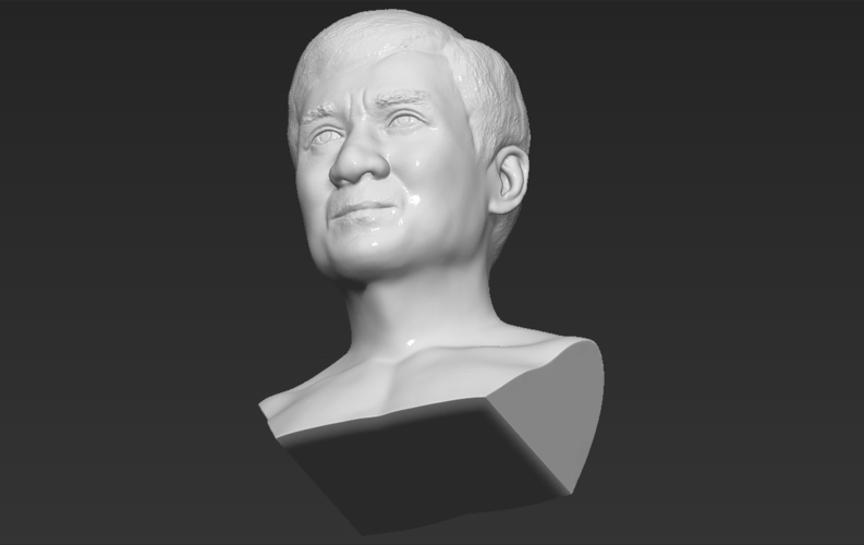 Jackie Chan bust 3D printing ready stl obj 3D Print 272636