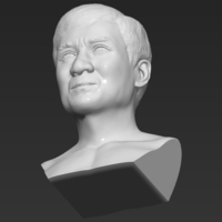 Jackie Chan bust 3D printing ready stl obj - Thumbnail 16