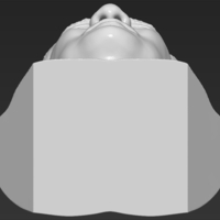 Jackie Chan bust 3D printing ready stl obj - Thumbnail 17