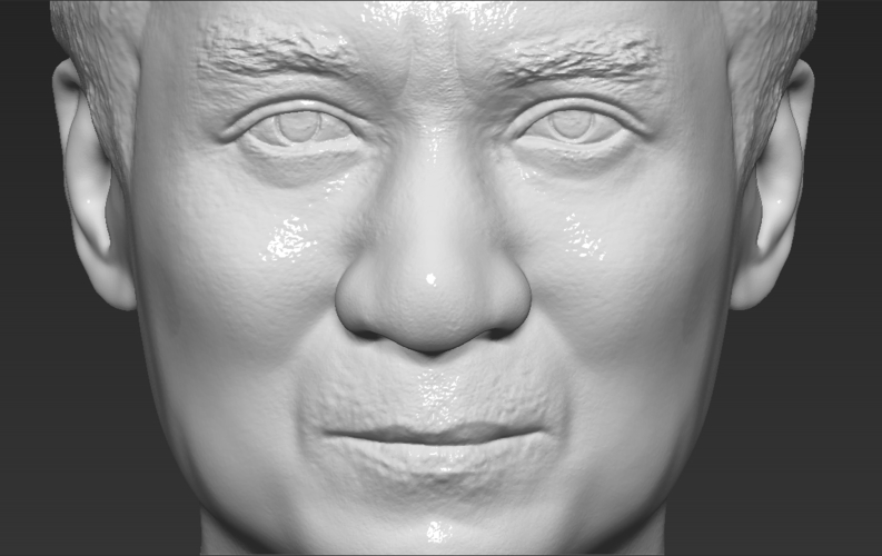 Jackie Chan bust 3D printing ready stl obj 3D Print 272638