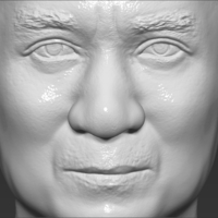 Jackie Chan bust 3D printing ready stl obj - Thumbnail 18