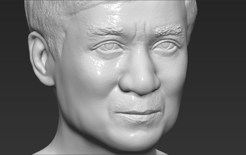 Jackie Chan bust 3D printing ready stl obj 3D Print 272639