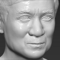 Jackie Chan bust 3D printing ready stl obj - Thumbnail 19