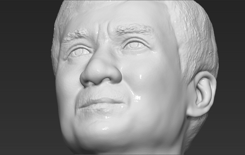 Jackie Chan bust 3D printing ready stl obj 3D Print 272641