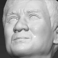 Jackie Chan bust 3D printing ready stl obj - Thumbnail 21
