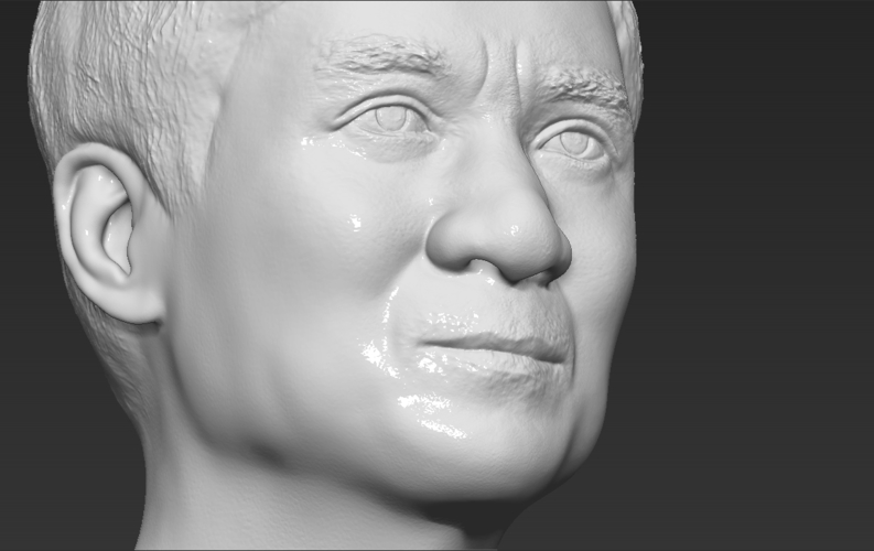 Jackie Chan bust 3D printing ready stl obj 3D Print 272642