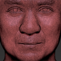 Jackie Chan bust 3D printing ready stl obj - Thumbnail 23
