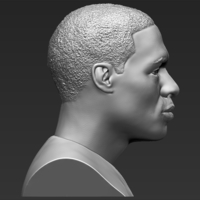 Russel Westbrook bust 3D printing ready stl obj - Thumbnail 8