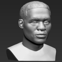 Russel Westbrook bust 3D printing ready stl obj - Thumbnail 10