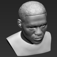 Russel Westbrook bust 3D printing ready stl obj - Thumbnail 11