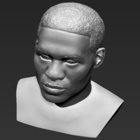 Russel Westbrook bust 3D printing ready stl obj - Thumbnail 12