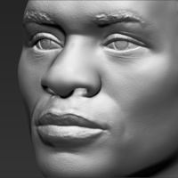 Russel Westbrook bust 3D printing ready stl obj - Thumbnail 19