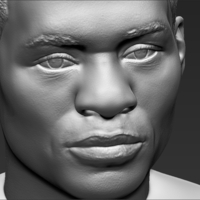 Russel Westbrook bust 3D printing ready stl obj - Thumbnail 21
