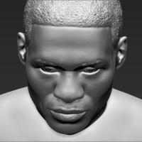 Russel Westbrook bust 3D printing ready stl obj - Thumbnail 22