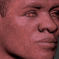 Russel Westbrook bust 3D printing ready stl obj - Thumbnail 24