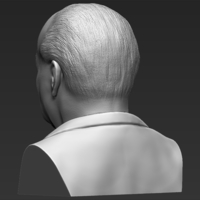 Winston Churchill bust 3D printing ready stl obj - Thumbnail 5